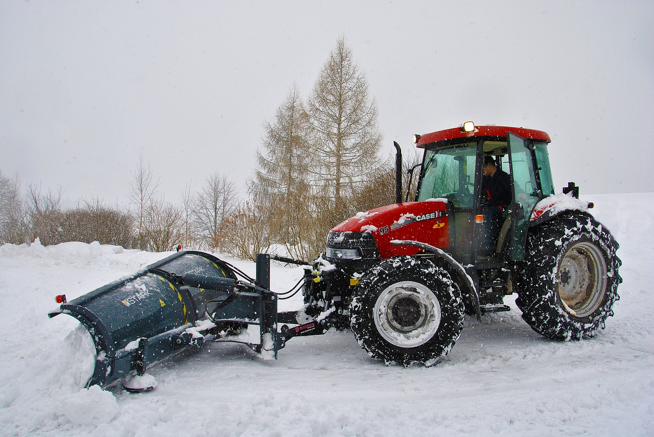 tractor, snow, cleaning snow-1998290.jpg